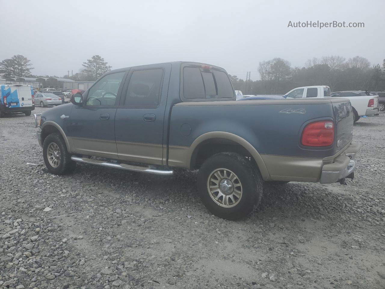 2003 Ford F150 Supercrew Blue vin: 1FTRW08L33KC59188