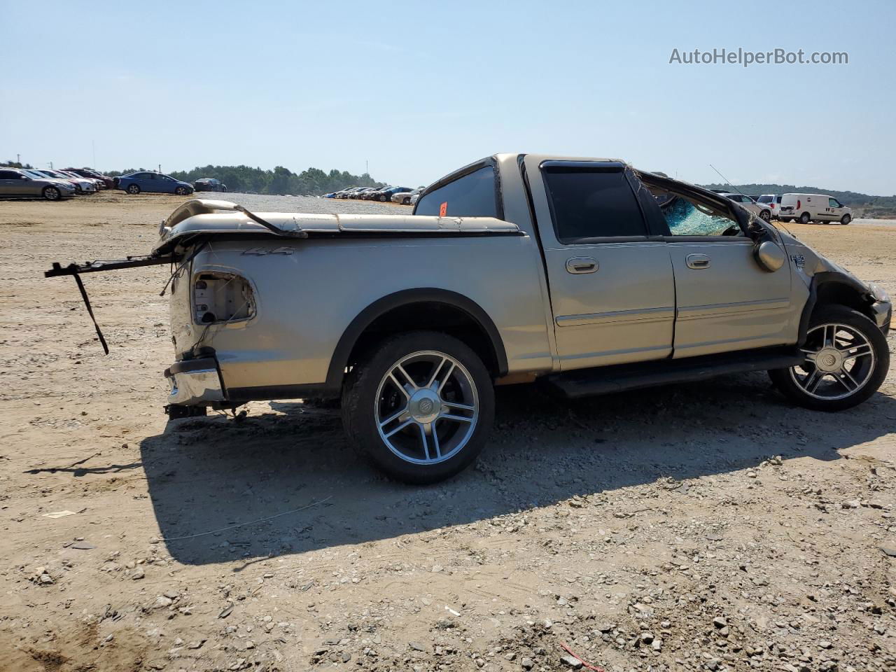 2001 Ford F150 Supercrew Tan vin: 1FTRW08L41KD69616