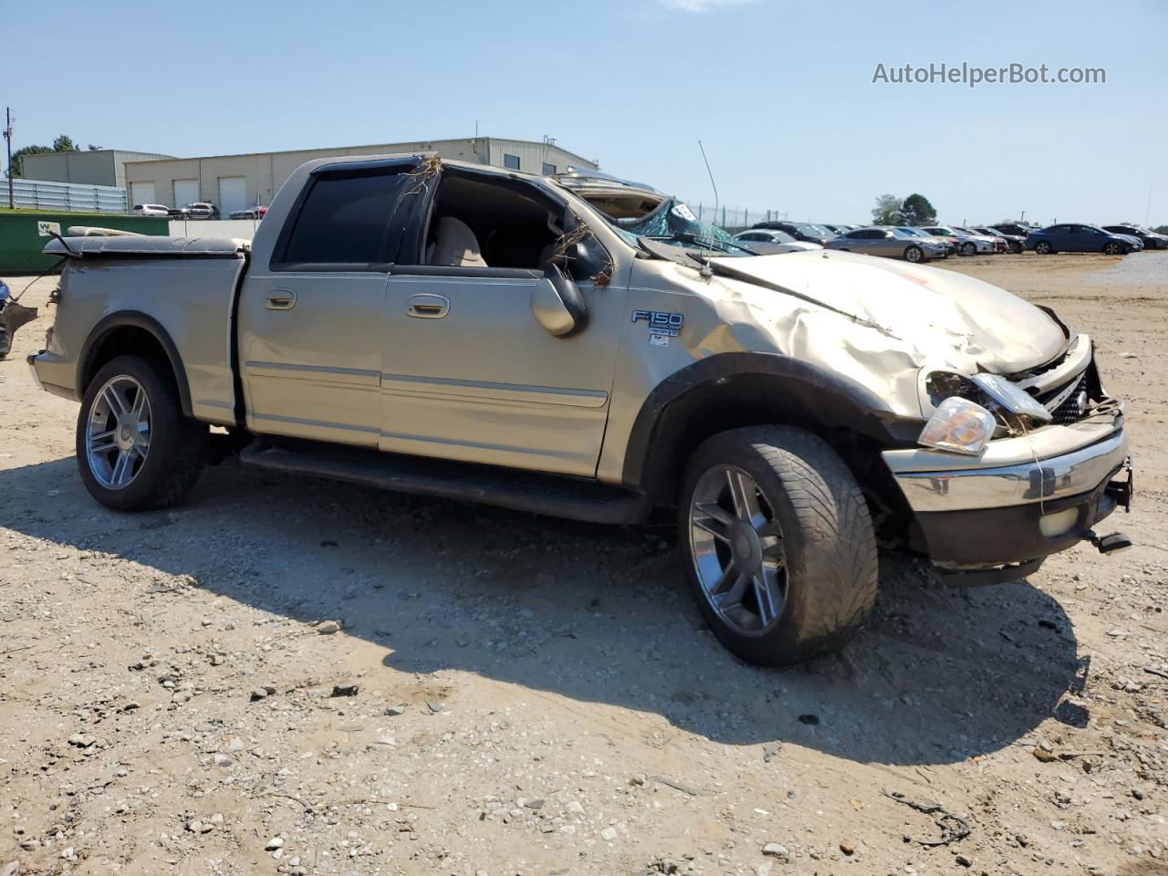 2001 Ford F150 Supercrew Tan vin: 1FTRW08L41KD69616