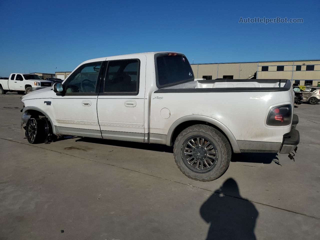 2001 Ford F150 Supercrew White vin: 1FTRW08L41KF80895