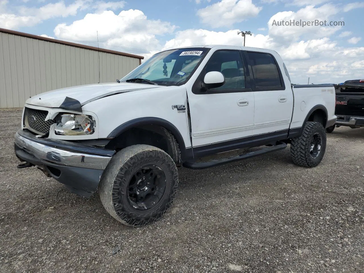 2001 Ford F150 Supercrew White vin: 1FTRW08L51KB47196