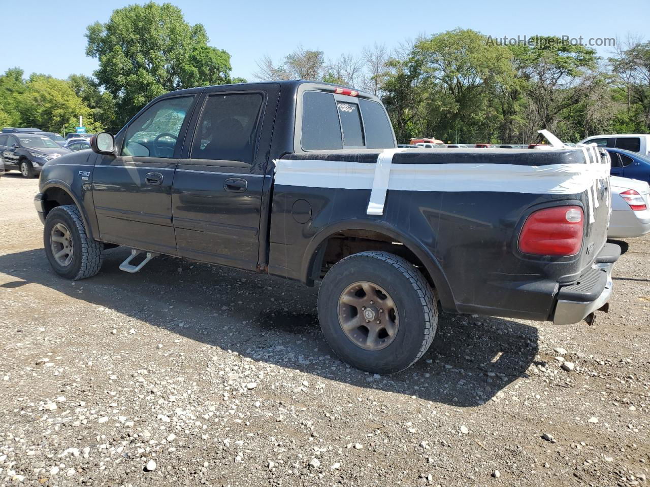 2001 Ford F150 Supercrew Black vin: 1FTRW08L51KF37201