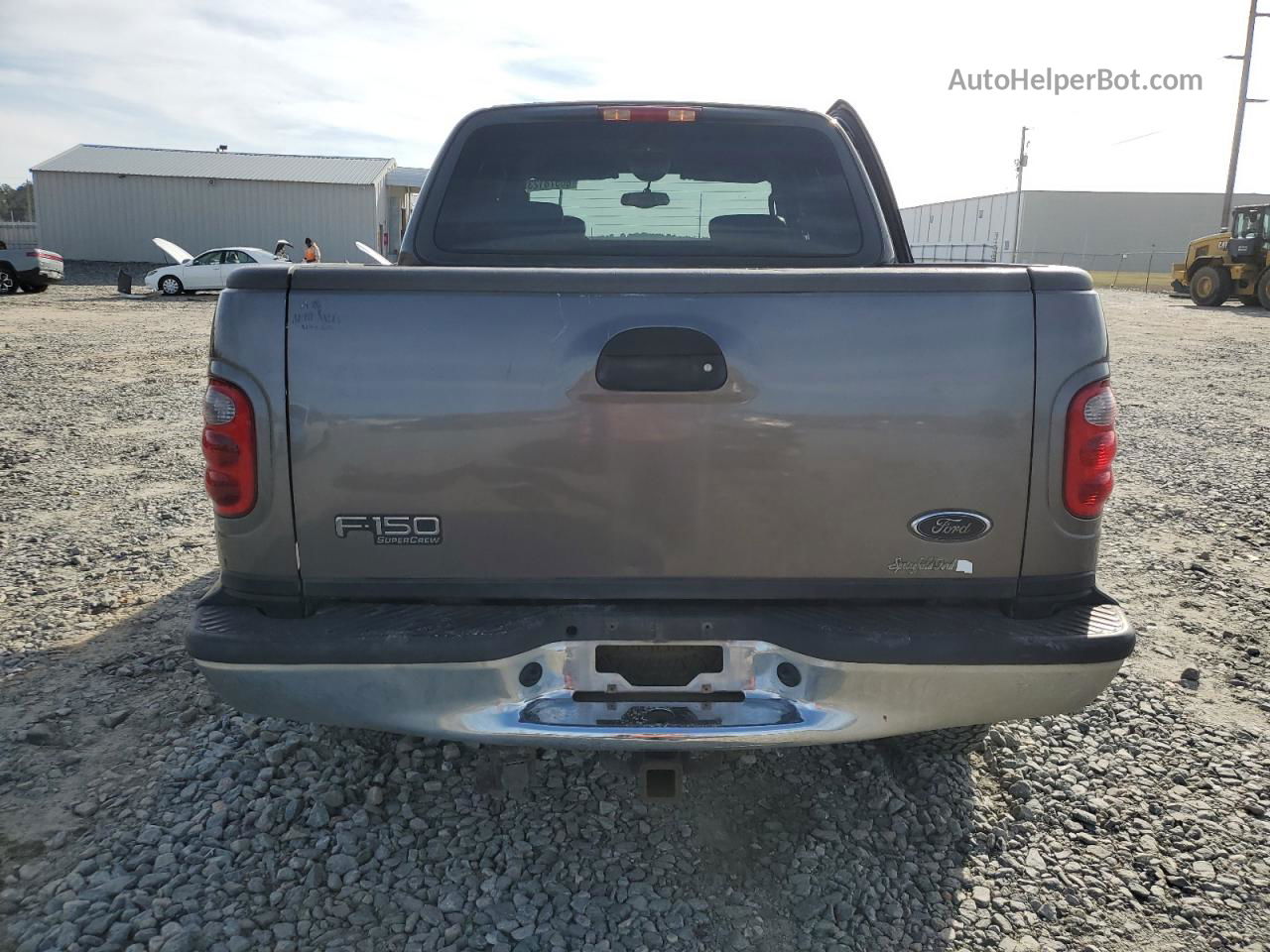 2003 Ford F150 Supercrew Gray vin: 1FTRW08L53KB50568