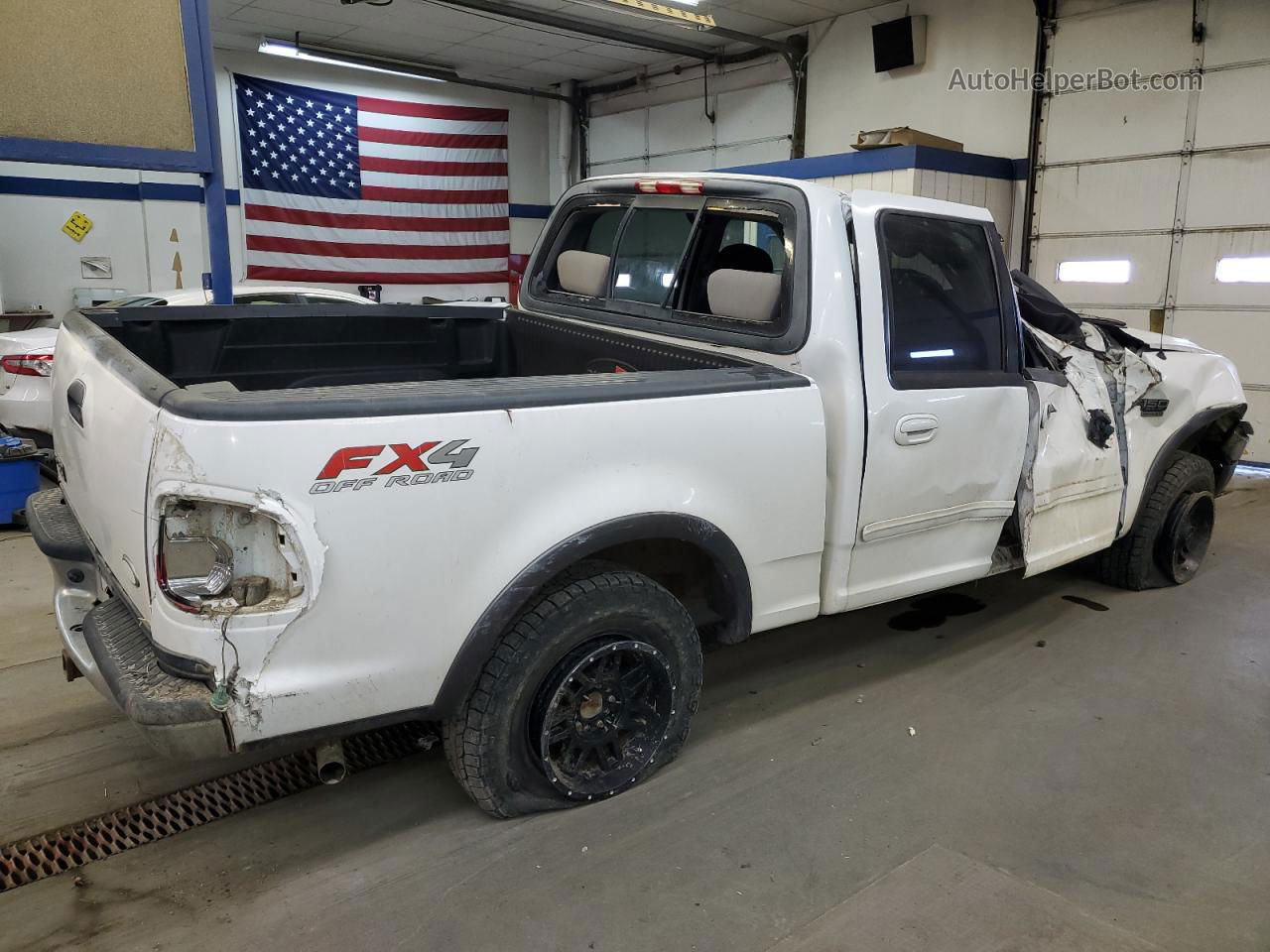 2003 Ford F150 Supercrew White vin: 1FTRW08L53KC11191