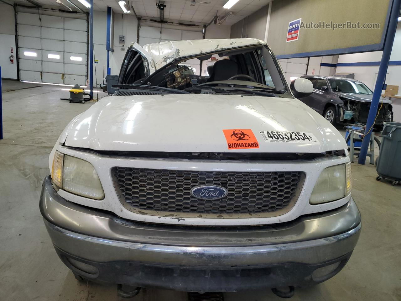 2003 Ford F150 Supercrew White vin: 1FTRW08L53KC11191