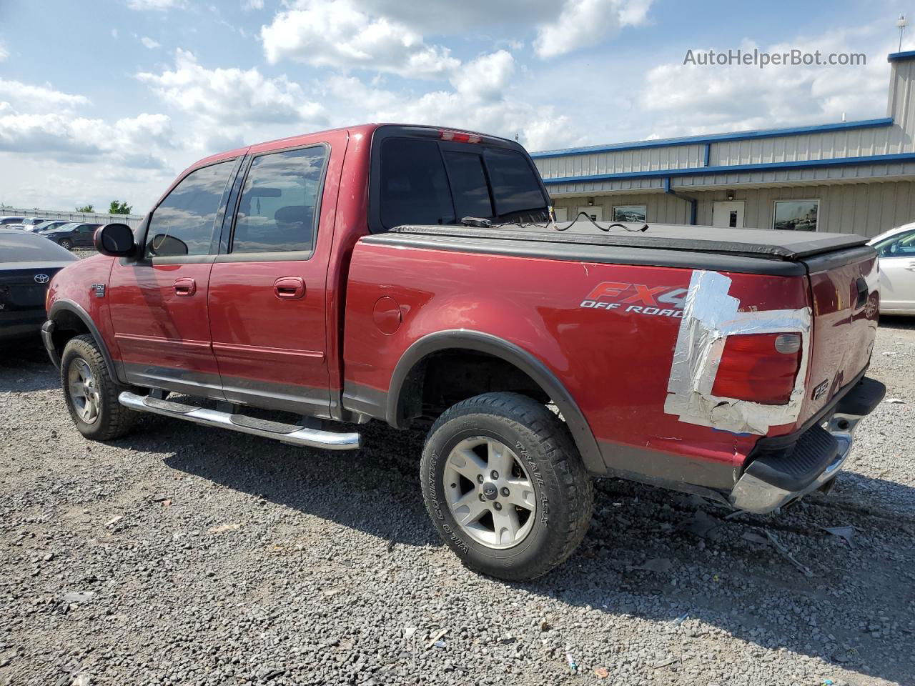 2003 Ford F150 Supercrew Red vin: 1FTRW08L53KD03143