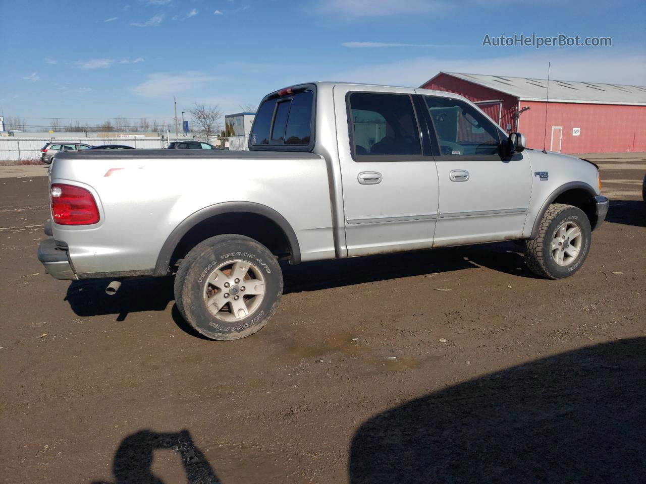 2003 Ford F150 Supercrew Gray vin: 1FTRW08L53KD44923