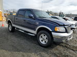 2003 Ford F150 Supercrew Blue vin: 1FTRW08L53KD59759