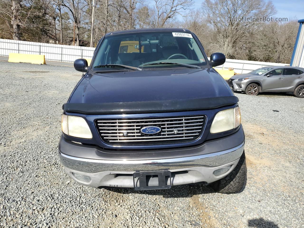 2003 Ford F150 Supercrew Blue vin: 1FTRW08L53KD71653