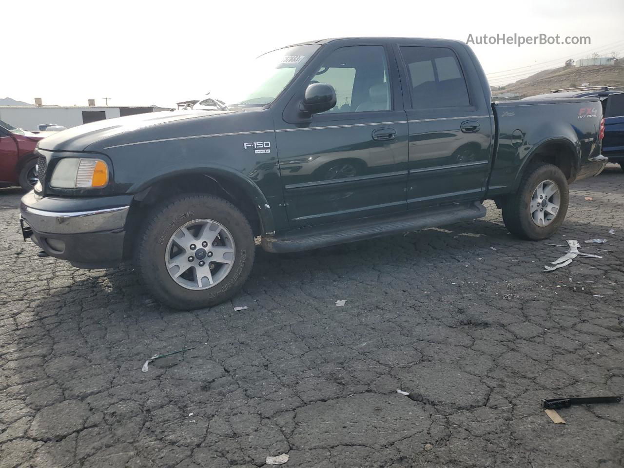 2003 Ford F150 Supercrew Green vin: 1FTRW08L53KD73368