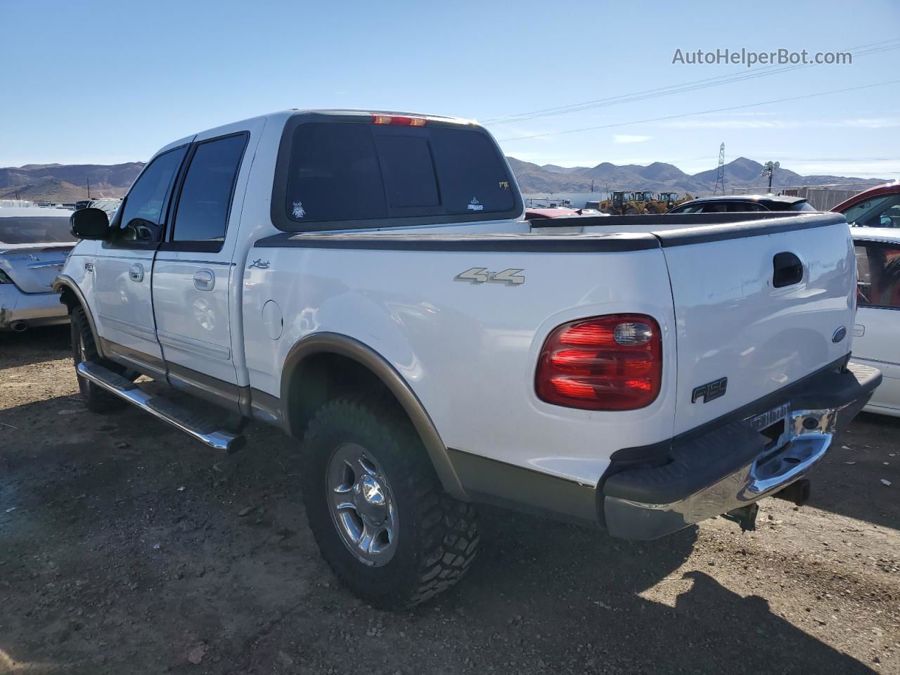 2001 Ford F150 Supercrew White vin: 1FTRW08L61KB18158