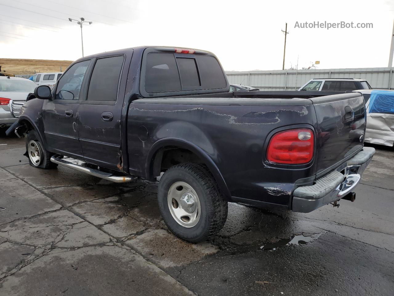 2001 Ford F150 Supercrew Purple vin: 1FTRW08L61KC31141