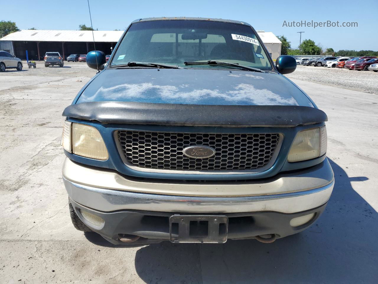 2001 Ford F150 Supercrew Blue vin: 1FTRW08L61KD81430