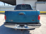 2001 Ford F150 Supercrew Blue vin: 1FTRW08L61KD81430