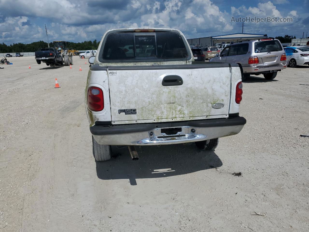 2001 Ford F150 Supercrew White vin: 1FTRW08L61KE43344