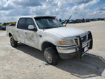 2001 Ford F150 Supercrew White vin: 1FTRW08L61KE43344