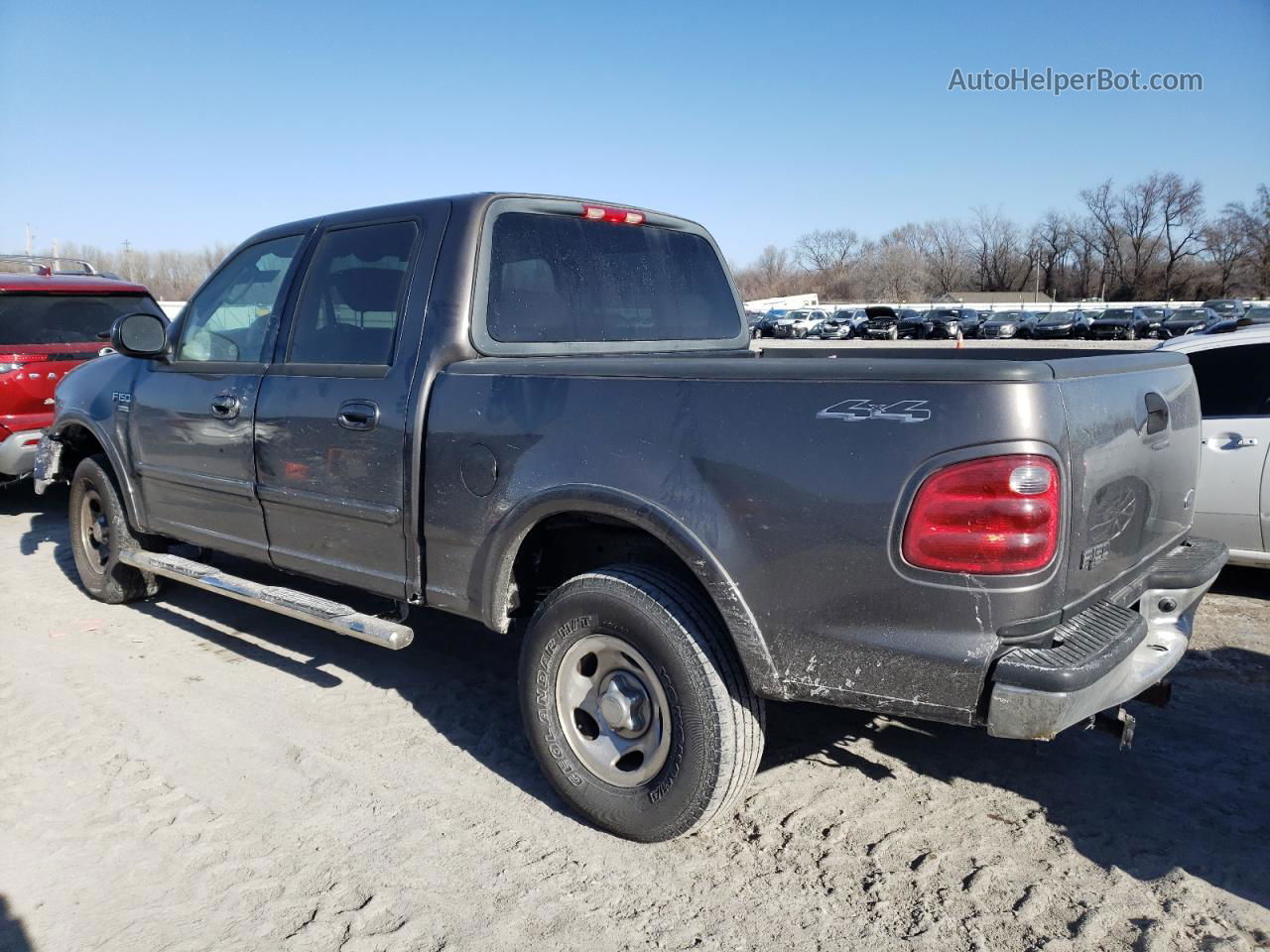 2003 Ford F150 Supercrew Gray vin: 1FTRW08L63KC43941