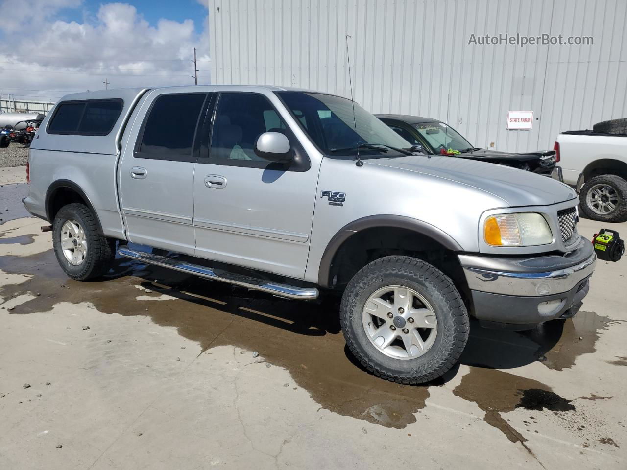 2003 Ford F150 Supercrew Silver vin: 1FTRW08L63KD12109