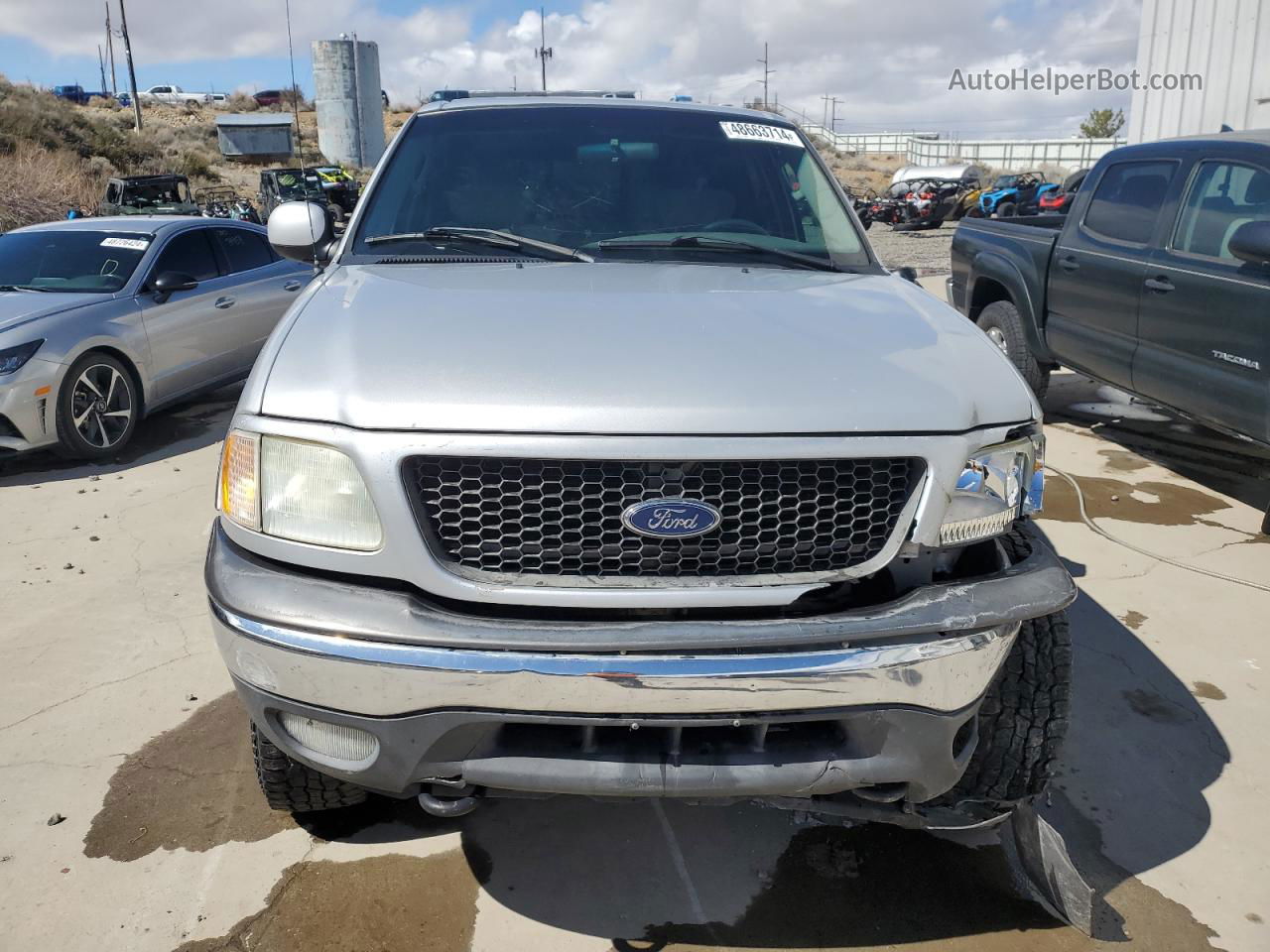 2003 Ford F150 Supercrew Silver vin: 1FTRW08L63KD12109