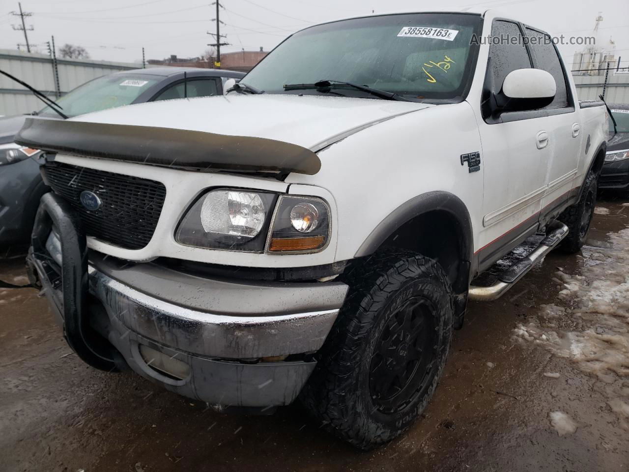 2003 Ford F150 Supercrew Белый vin: 1FTRW08L63KD30979