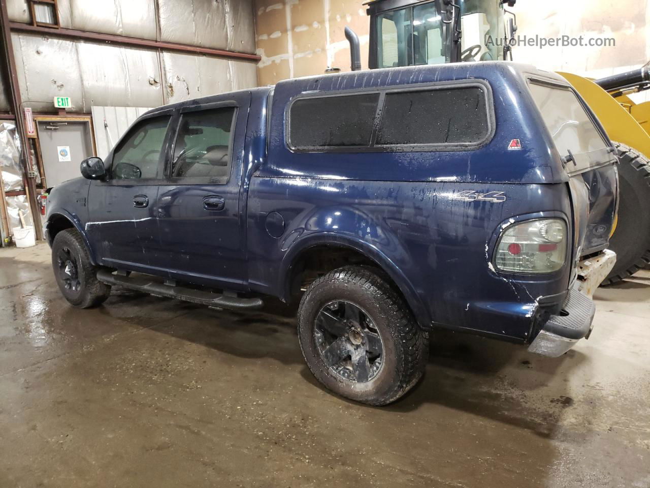 2003 Ford F150 Supercrew Blue vin: 1FTRW08L63KD35003