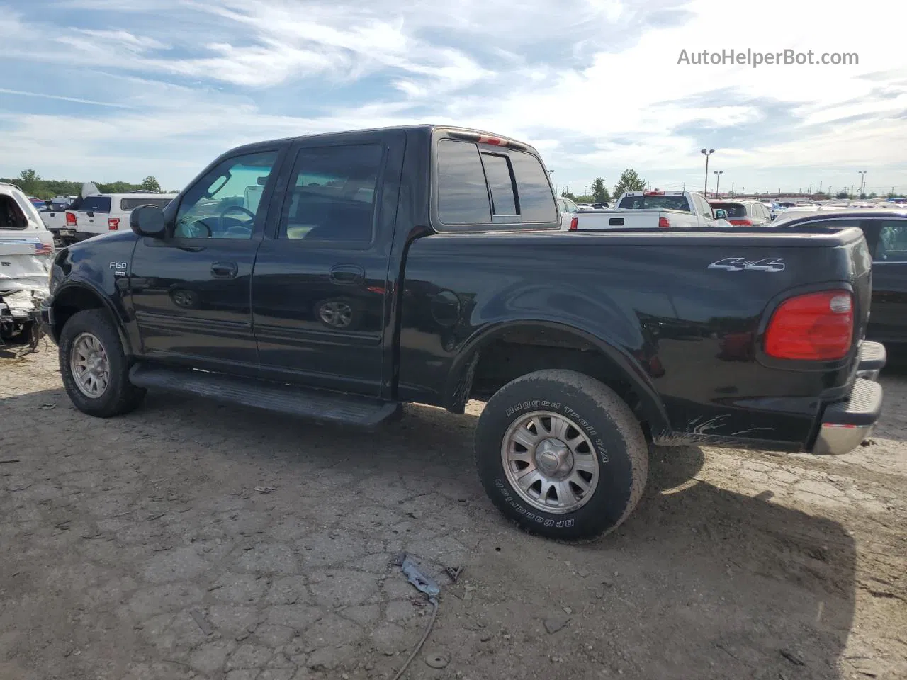 2003 Ford F150 Supercrew Black vin: 1FTRW08L63KD94892