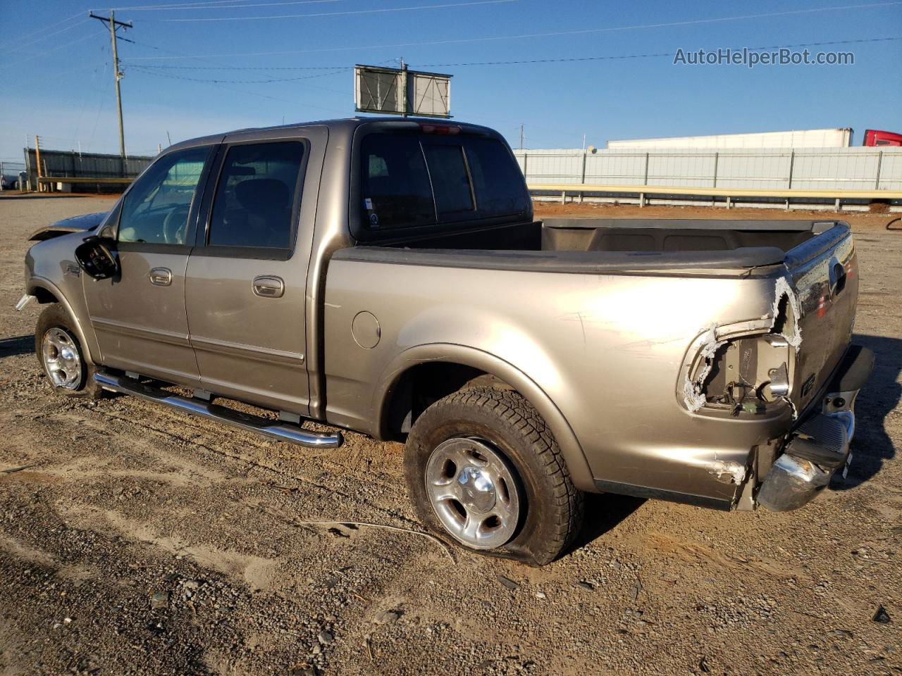 2001 Ford F150 Supercrew Gray vin: 1FTRW08L71KA61470