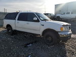 2001 Ford F150 Supercrew White vin: 1FTRW08L71KB08805