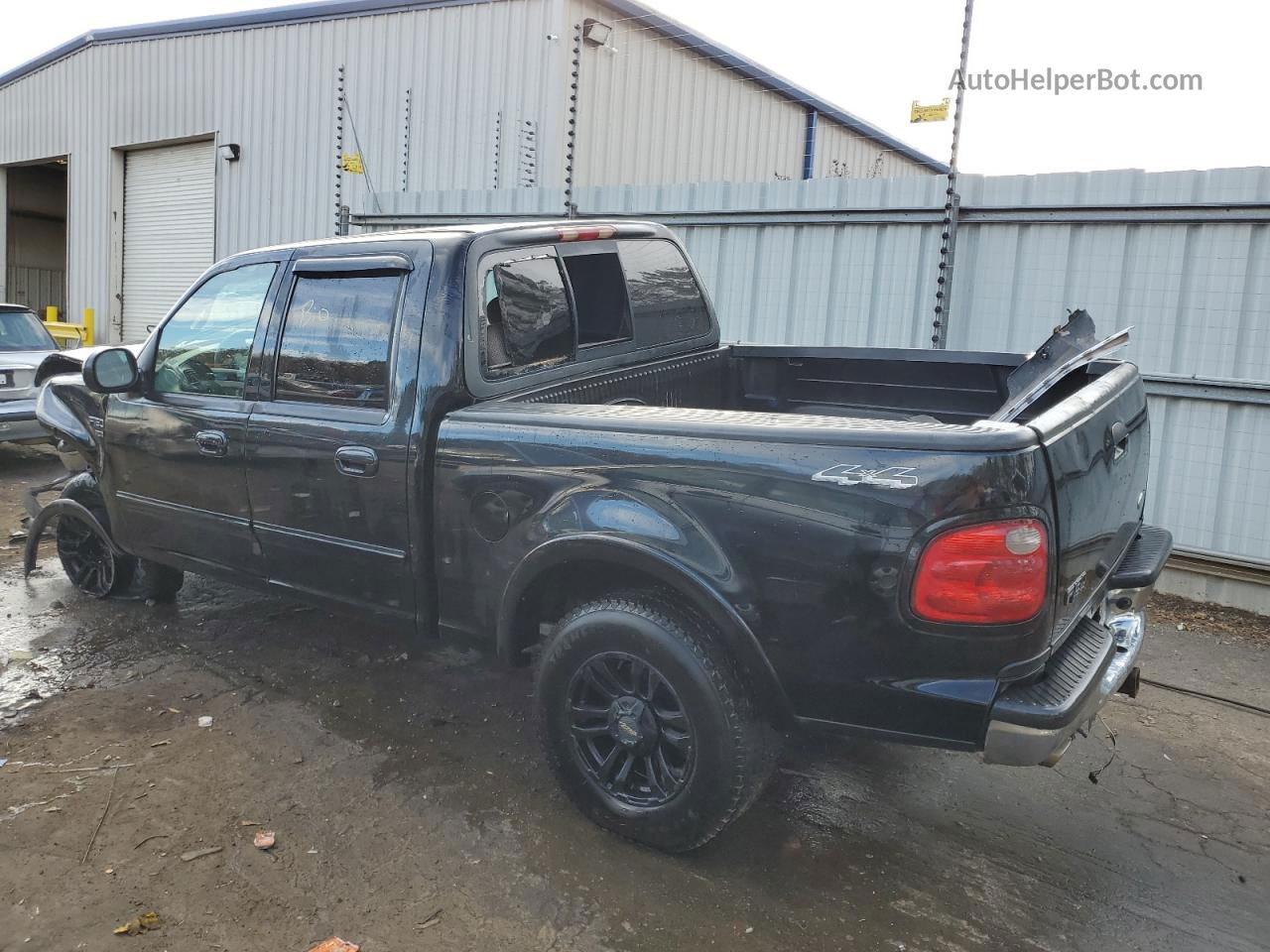 2001 Ford F150 Supercrew Black vin: 1FTRW08L71KB87456