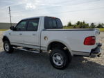 2001 Ford F150 Supercrew White vin: 1FTRW08L71KD63387