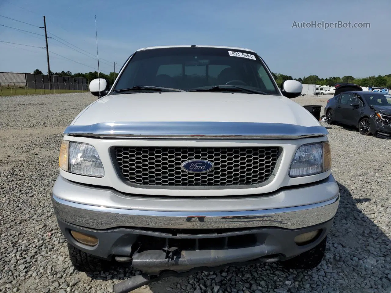 2001 Ford F150 Supercrew White vin: 1FTRW08L71KD63387