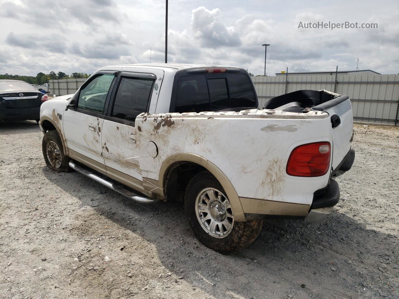 2001 Ford F150 Supercrew White vin: 1FTRW08L71KD71876