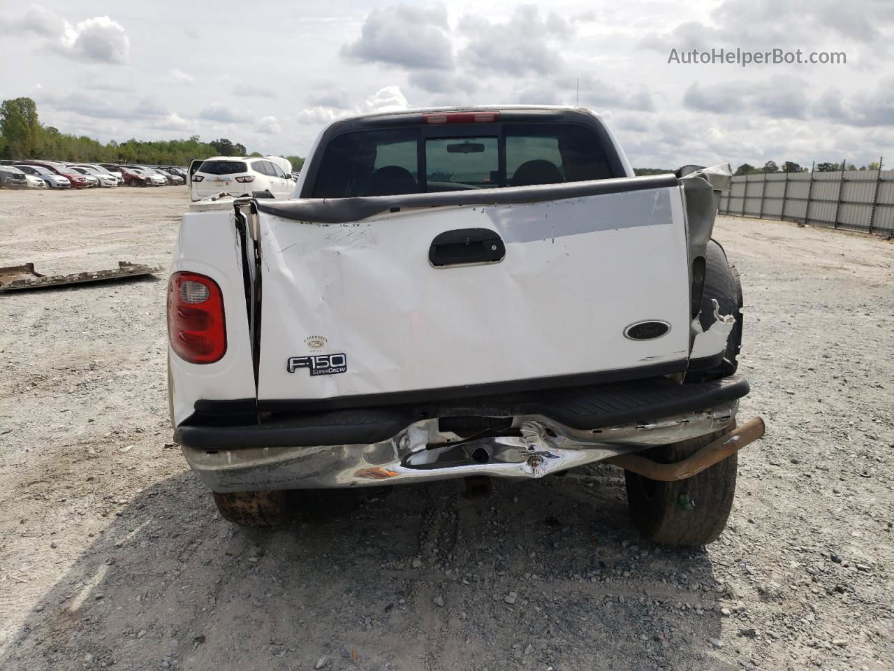 2001 Ford F150 Supercrew White vin: 1FTRW08L71KD71876