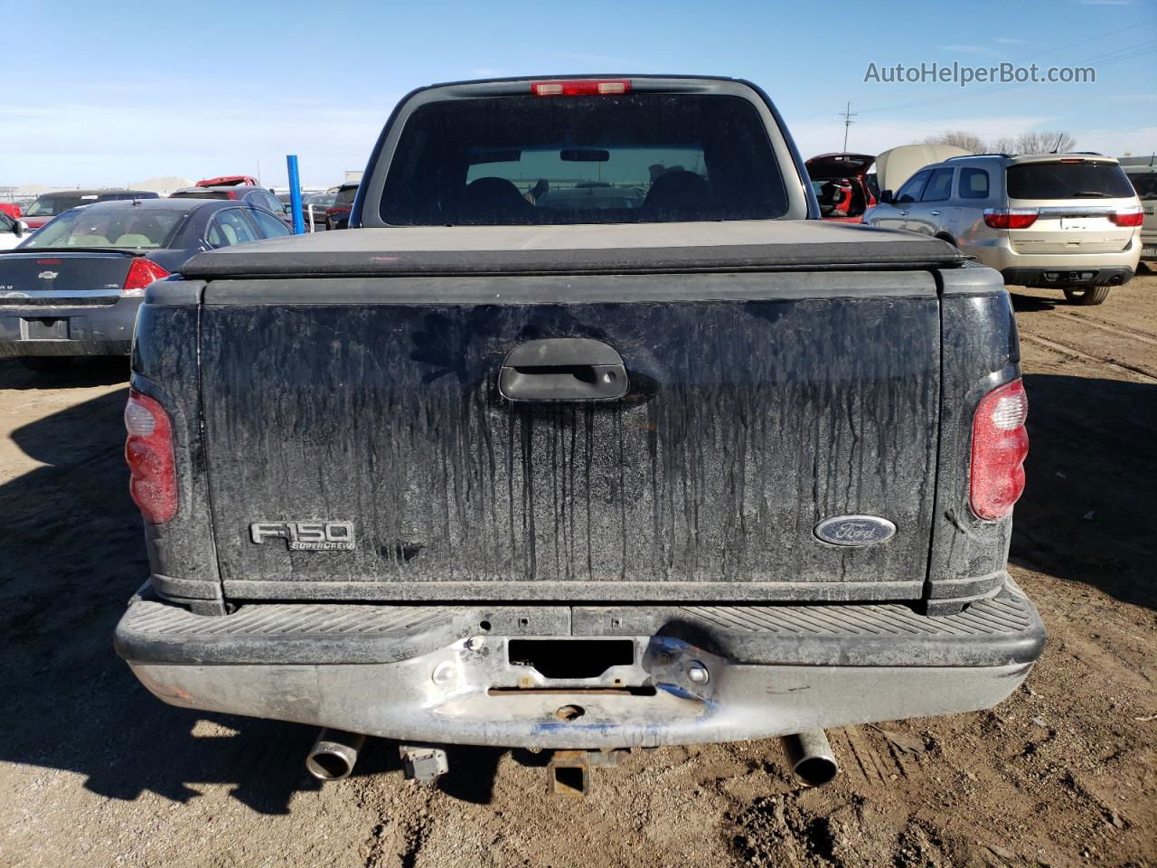 2001 Ford F150 Supercrew Black vin: 1FTRW08L71KD85759