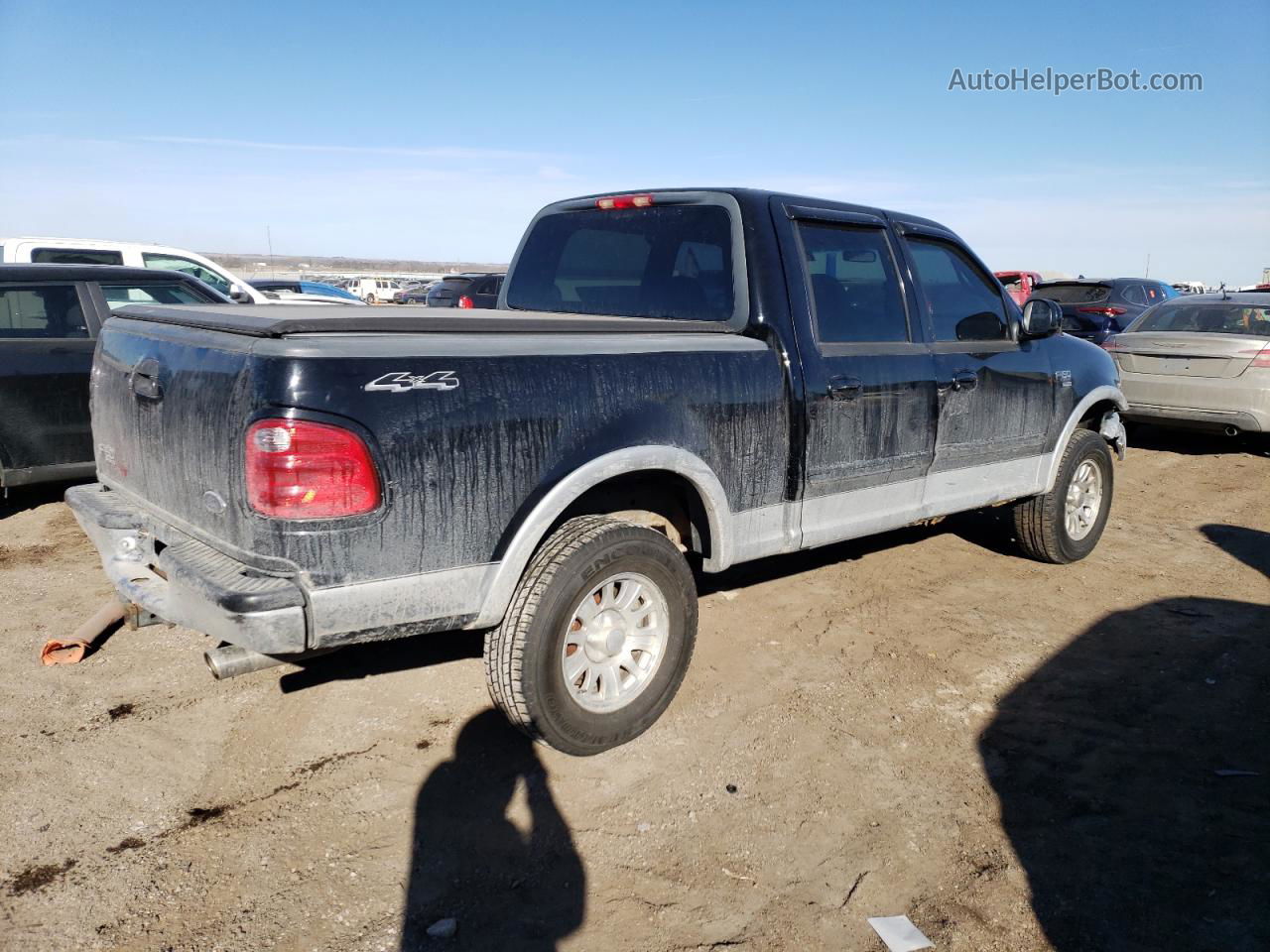 2001 Ford F150 Supercrew Black vin: 1FTRW08L71KD85759