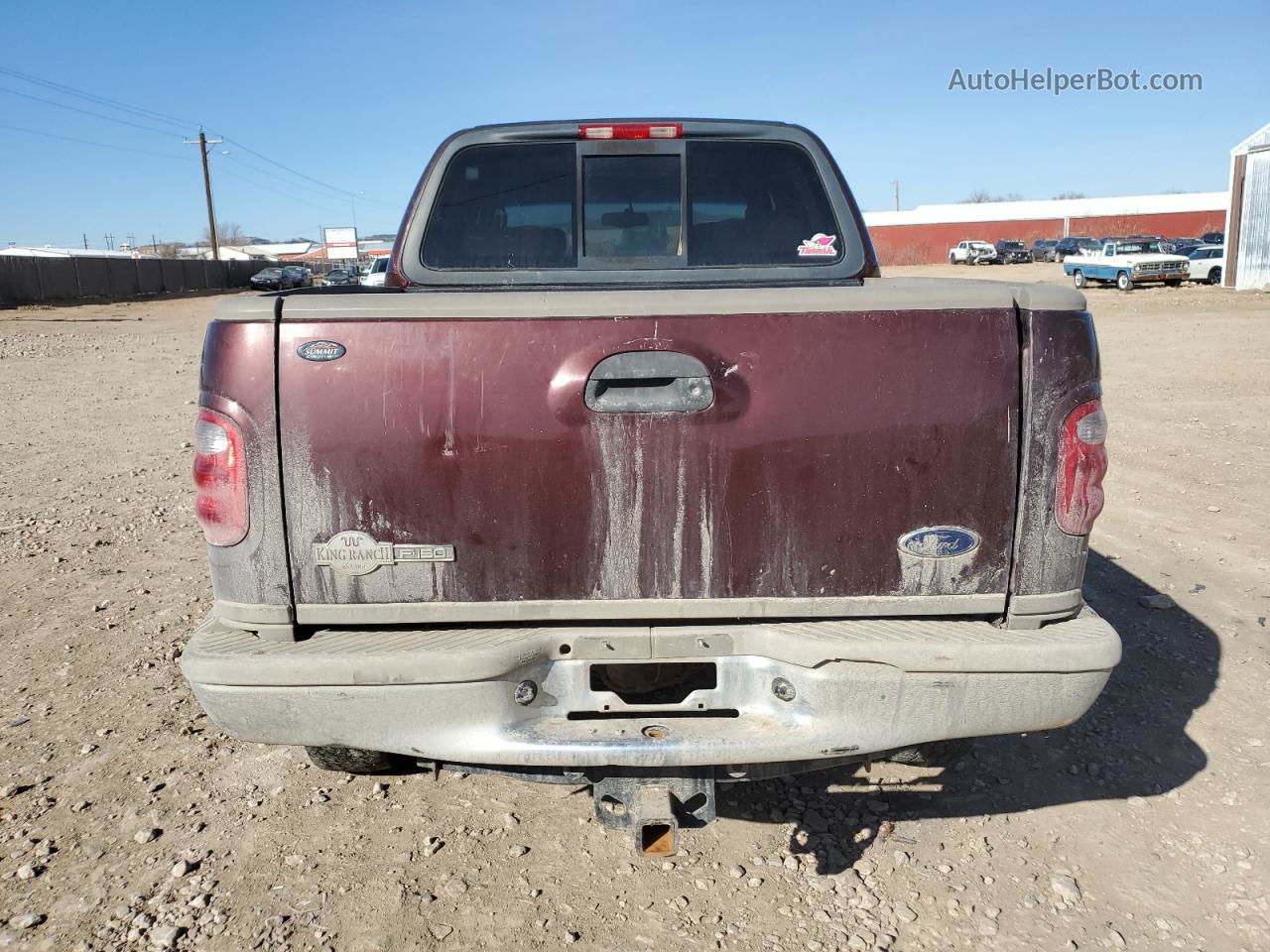 2003 Ford F150 Supercrew Burgundy vin: 1FTRW08L73KC12035