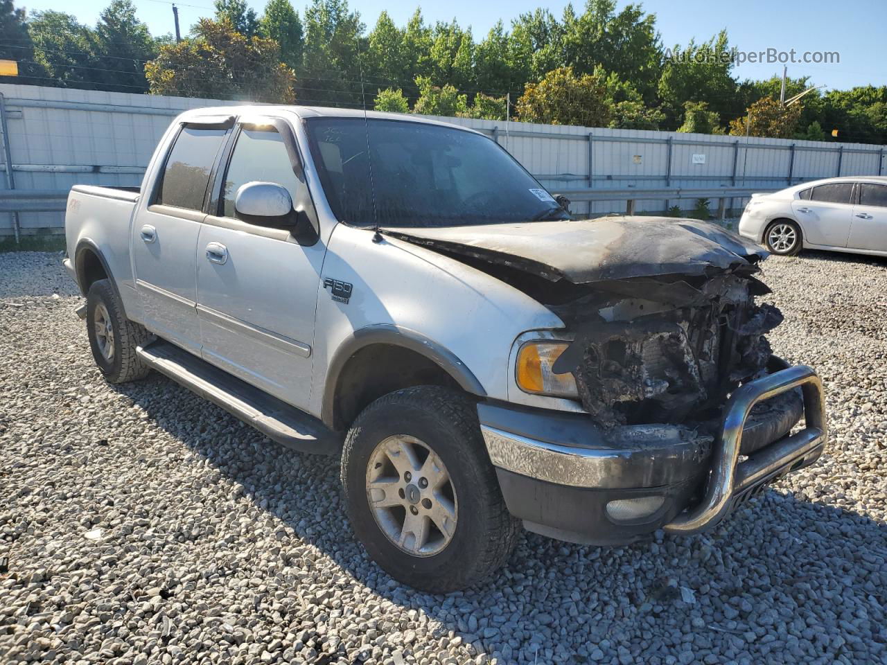 2003 Ford F150 Supercrew Silver vin: 1FTRW08L73KD35995