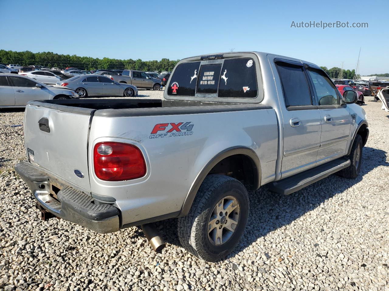 2003 Ford F150 Supercrew Silver vin: 1FTRW08L73KD35995