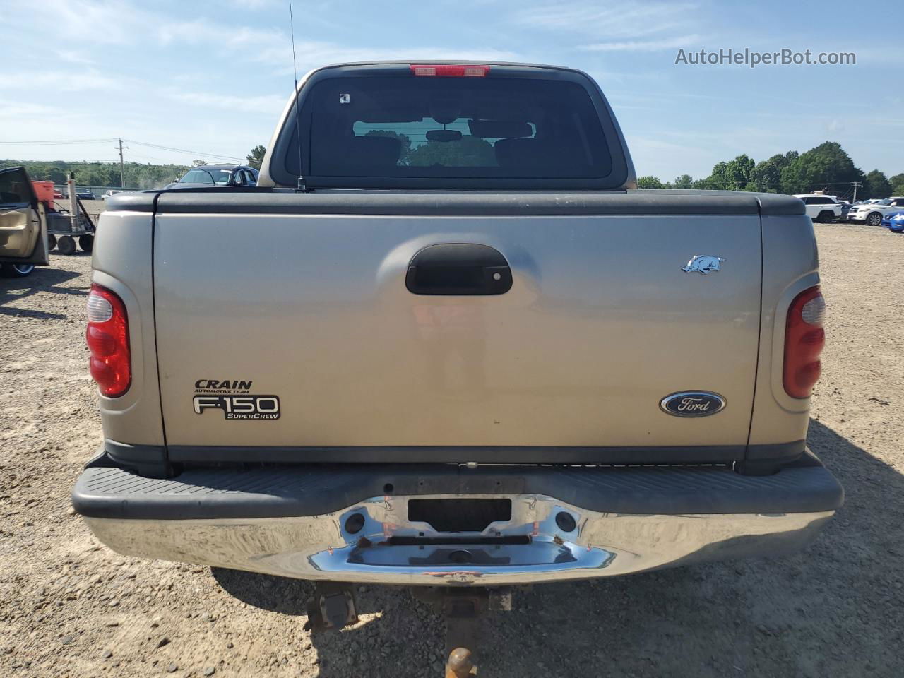 2003 Ford F150 Supercrew Beige vin: 1FTRW08L73KD51517