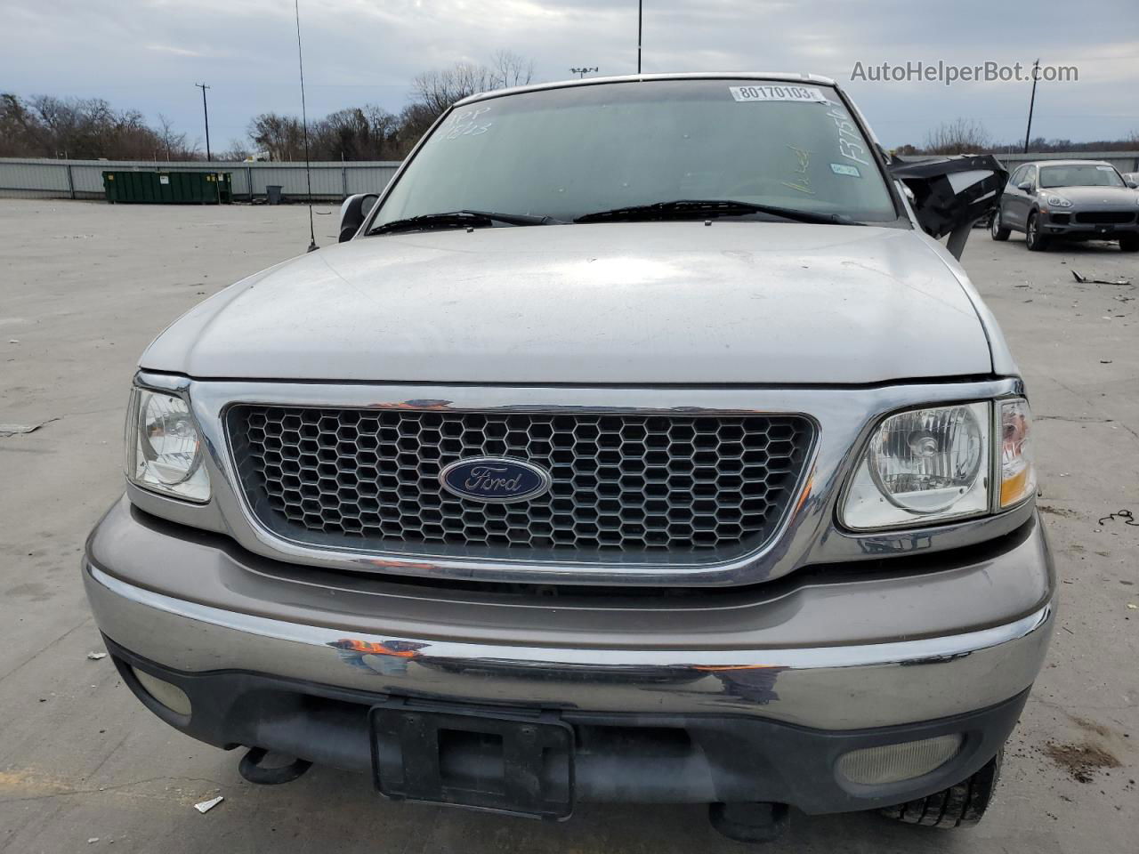 2001 Ford F150 Supercrew White vin: 1FTRW08L81KF37564