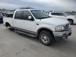 2001 Ford F150 Supercrew White vin: 1FTRW08L81KF37564