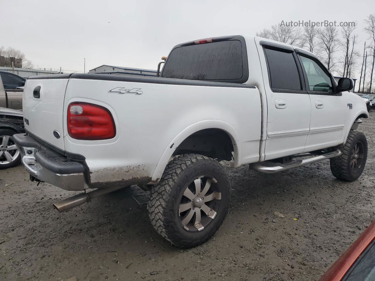 2001 Ford F150 Supercrew White vin: 1FTRW08L81KF96467