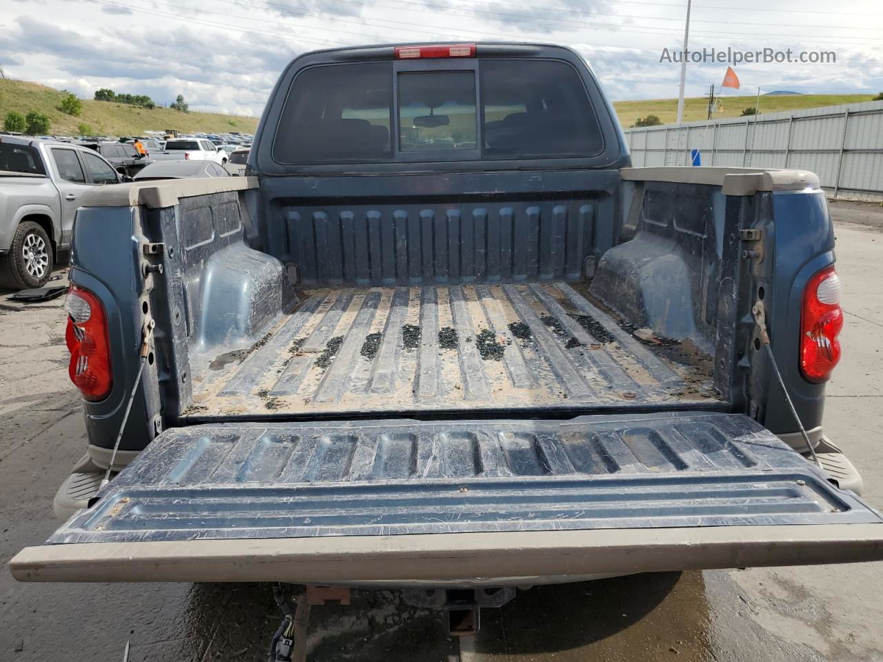 2003 Ford F150 Supercrew Blue vin: 1FTRW08L83KA94805