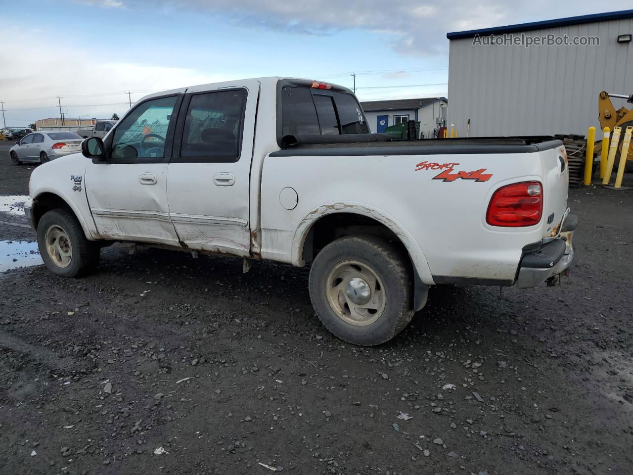 2001 Ford F150 Supercrew White vin: 1FTRW08L91KC29593