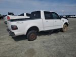 2001 Ford F150 Supercrew White vin: 1FTRW08L91KD58255