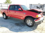 2001 Ford F150 Supercrew Красный vin: 1FTRW08L91KD71345