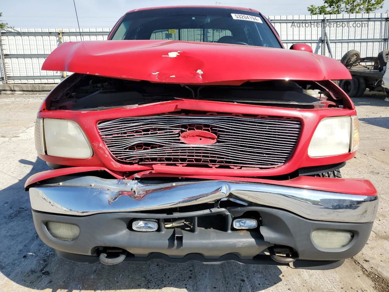 2001 Ford F150 Supercrew Red vin: 1FTRW08L91KD71345