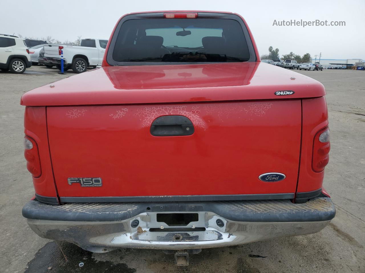 2003 Ford F150 Supercrew Red vin: 1FTRW08L93KB19484