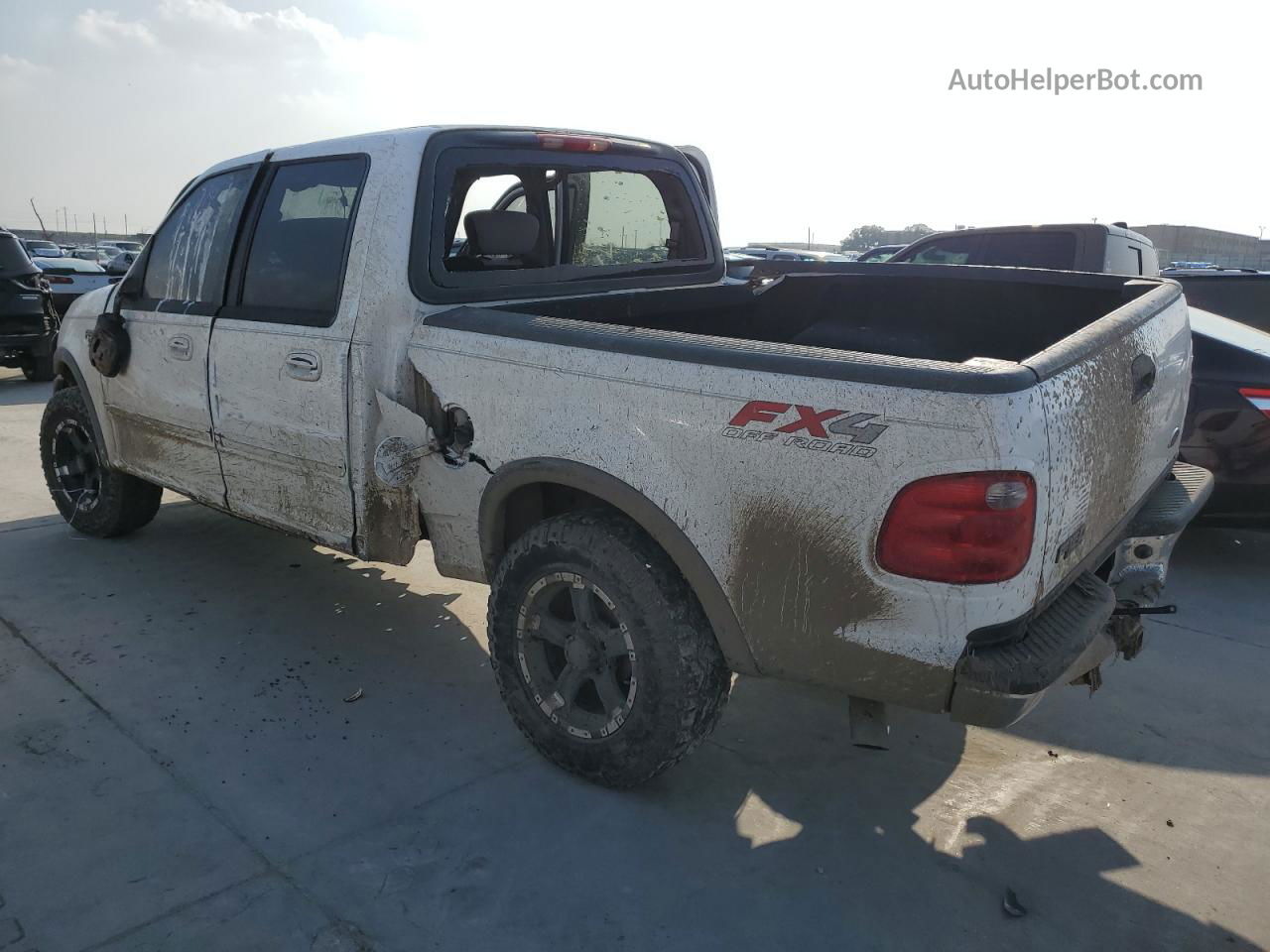 2003 Ford F150 Supercrew White vin: 1FTRW08L93KB69883