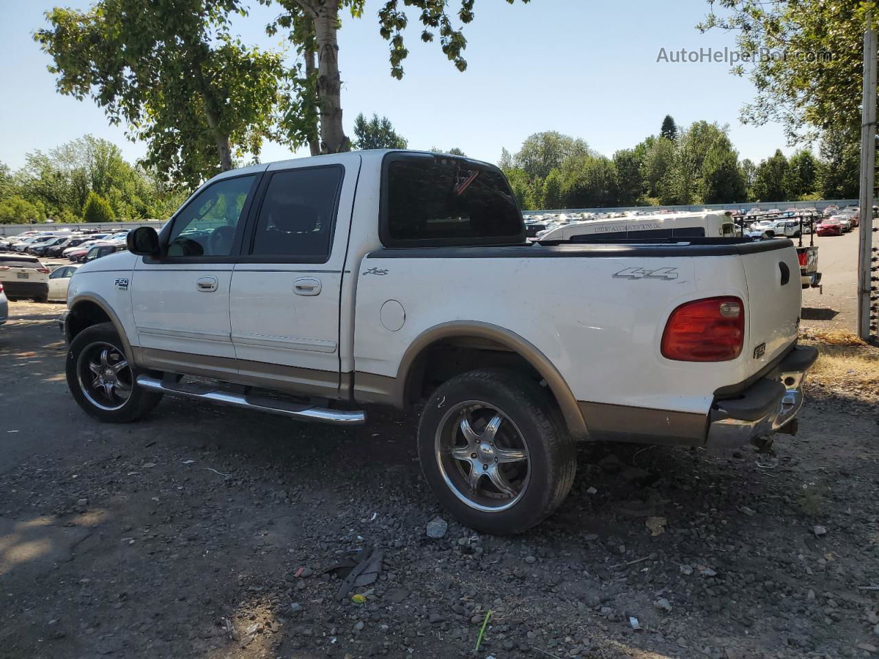 2003 Ford F150 Supercrew White vin: 1FTRW08L93KD15277